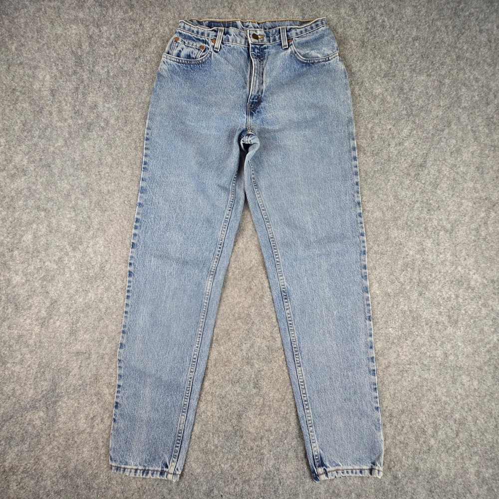 Levis 550 Jeans Womens 11 Long Blue Relaxed Fit Tapered Leg High Rise Vintage